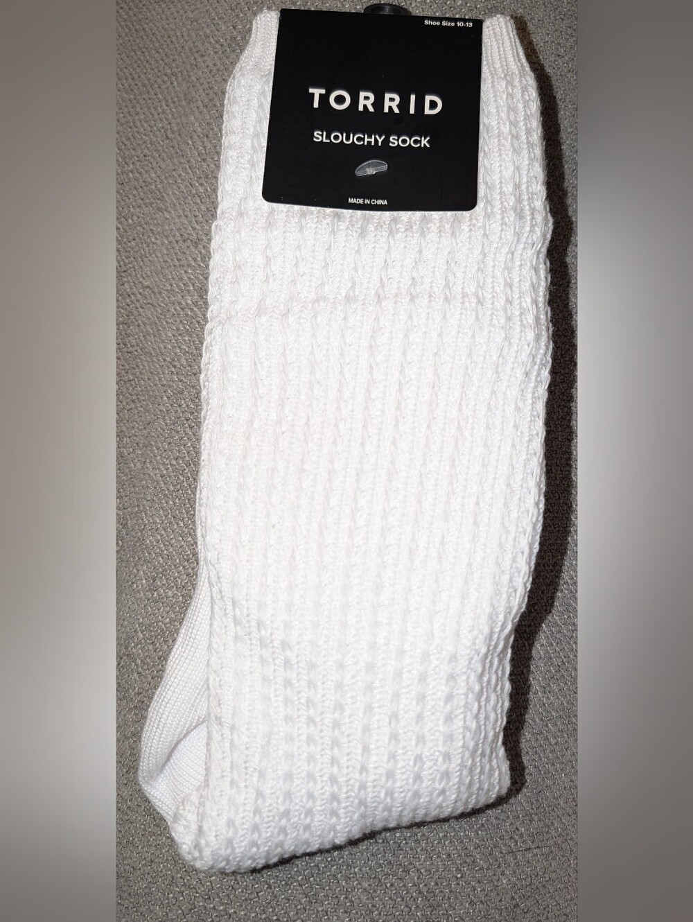 Torrid White Slouchy Socks - Women's Size 10-13
